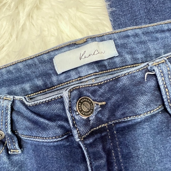 👖|•KANCAN•| Cute Flare Leg High Waist Jeans Size 13/30👖 - Picture 6 of 7